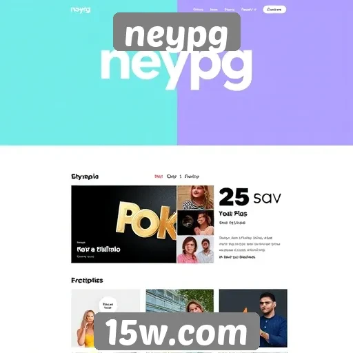 Evolução do design do site neypg ao longo do tempo